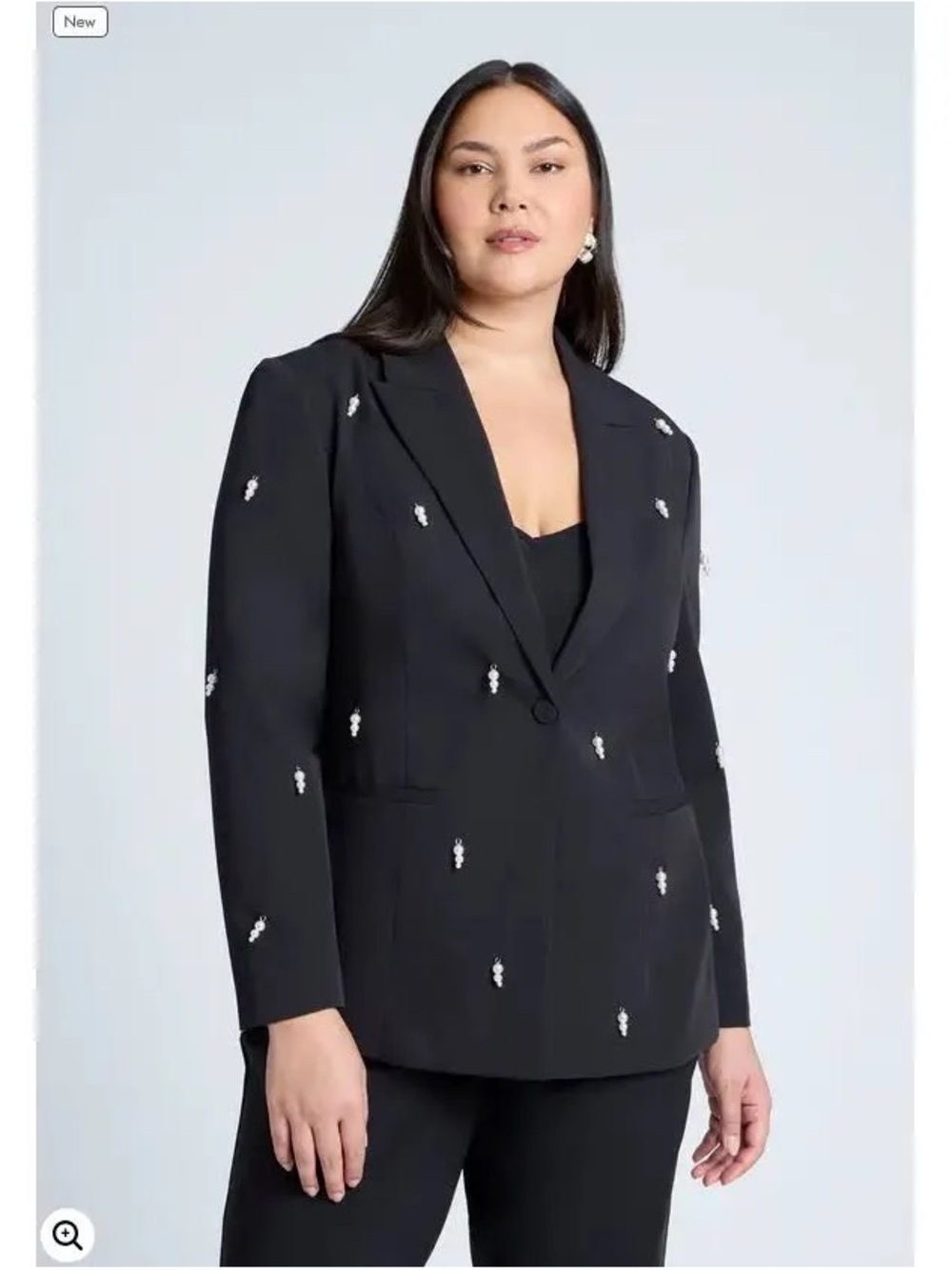 Eloquii Size 22 Oversized Pearl Blazer